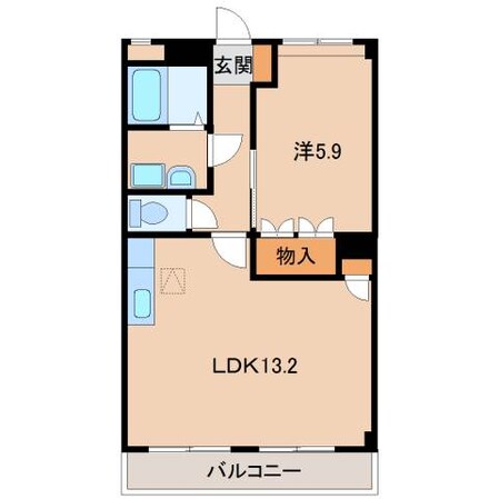 紀伊駅 徒歩25分 1階の物件間取画像